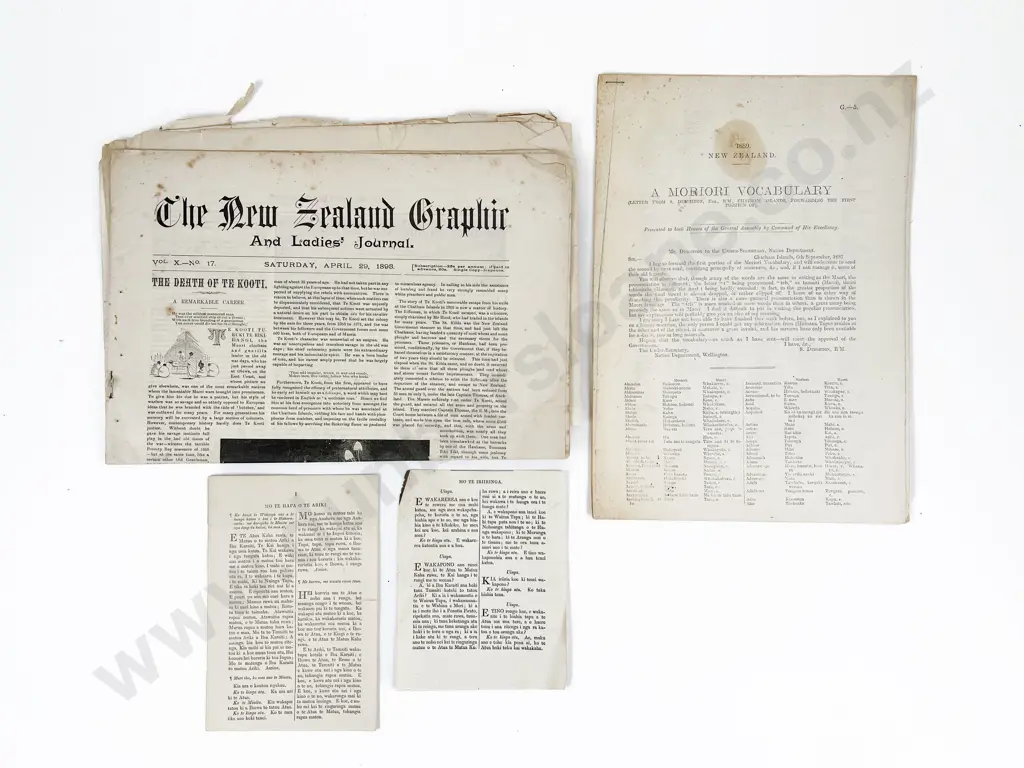 Small Collection Of NZ & Maori Ephemera Image 1++