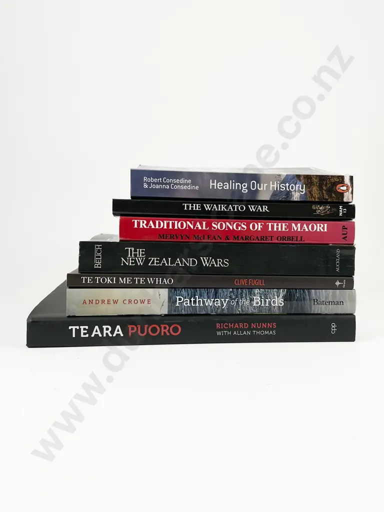 Seven Maori History Reference Books Image 1++