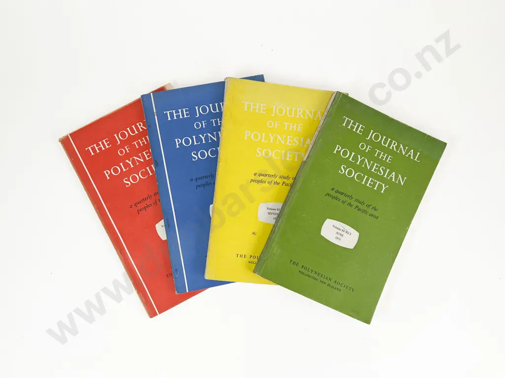 The Journal of the Polynesian Society (92 Volumes) Image 1++