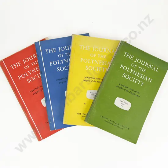 The Journal of the Polynesian Society (92 Volumes)