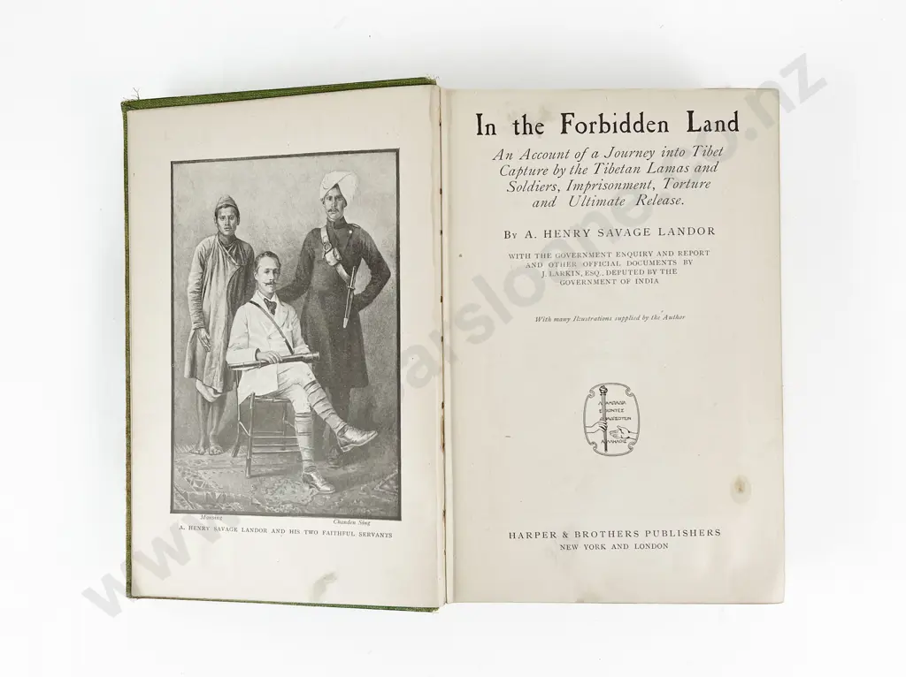Landor A Henry Savage - In the Forbidden Land (2 Books in 1) Image 1++