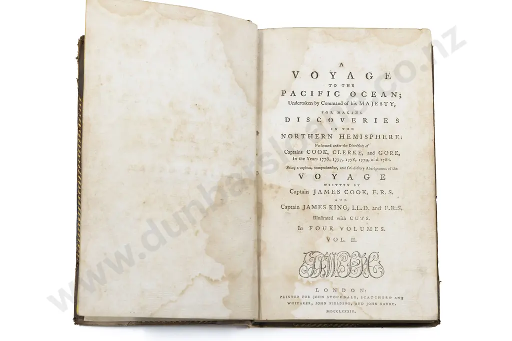 Cook Captain James & King Captain James - A Voyage To The Pacific Ocean Vols II III IV Image 1++