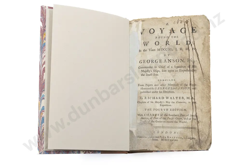 Walter Richard - A Voyage Round The World In The Years MDCCXL I II III IV by George Anson Image 1++