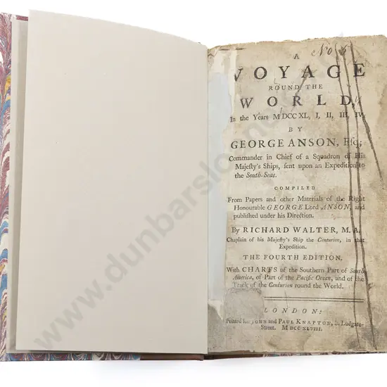 Walter Richard - A Voyage Round The World In The Years MDCCXL I II III IV by George Anson