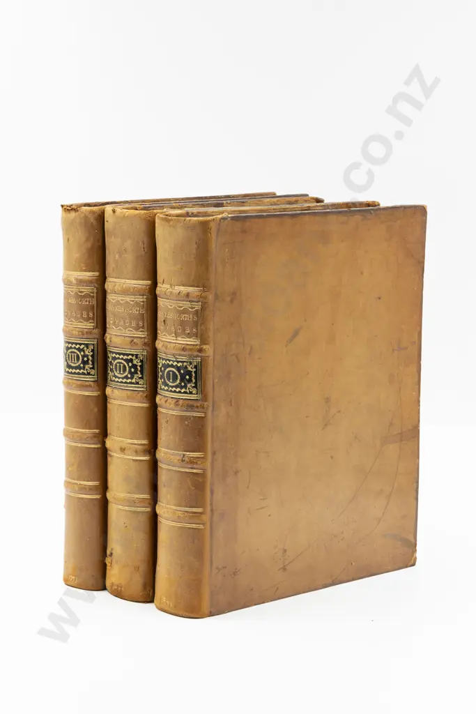 Hawkesworth John - Cook's First Voyage (3 Volumes) Image 1++