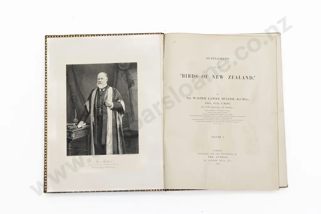 Buller, Sir Walter Lawry, Supplement to the "Birds Of  New Zealand" (2 Volumes) Image 1++