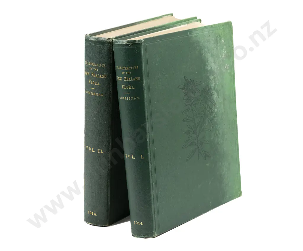 Four Books on New Zealand Flora. The Forrest Flora of New Zealand by T. Kirk x 2. Illustrations of the New Zealand Flora Image 1++