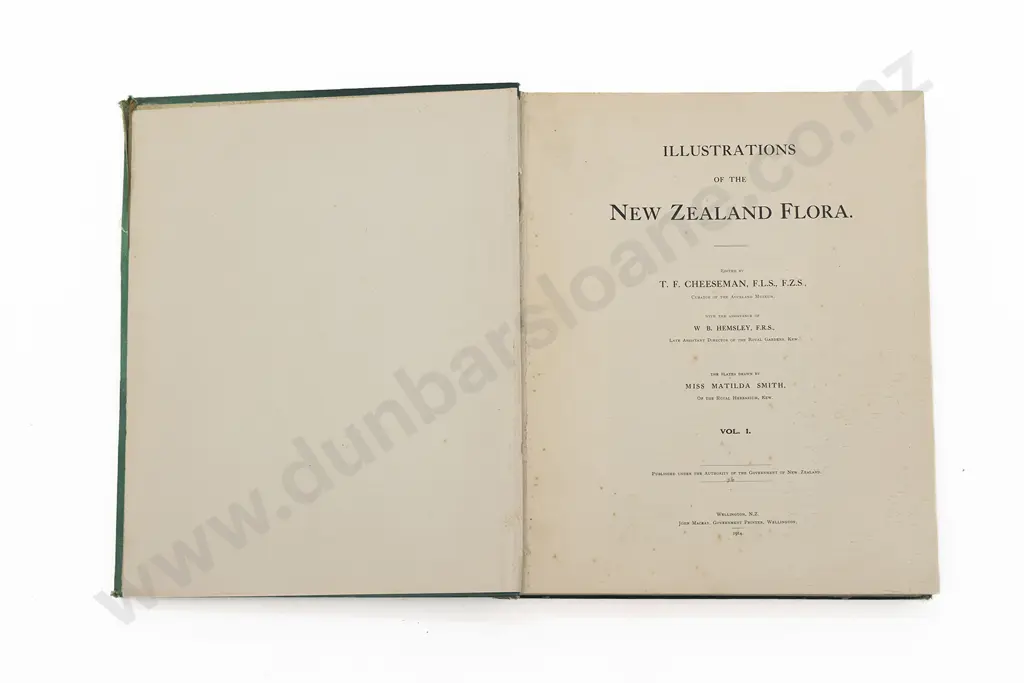 Four Books on New Zealand Flora. The Forrest Flora of New Zealand by T. Kirk x 2. Illustrations of the New Zealand Flora Image 1++