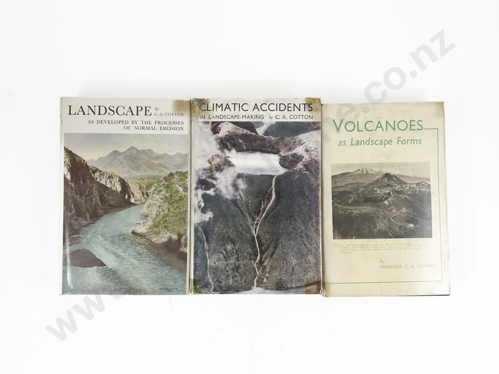 3 Natural History Books By Professor C A Cotton Image 1++