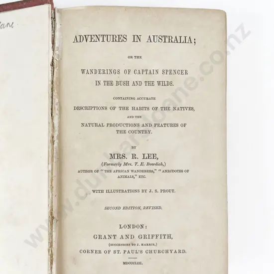 Lee, Mrs, R., Adventures In Australia