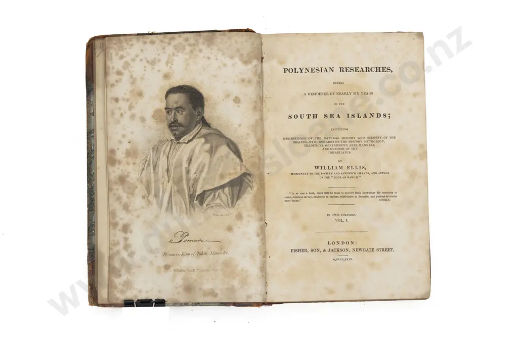 Ellis William - Polynesian Researches (2 Volumes) Image 1++