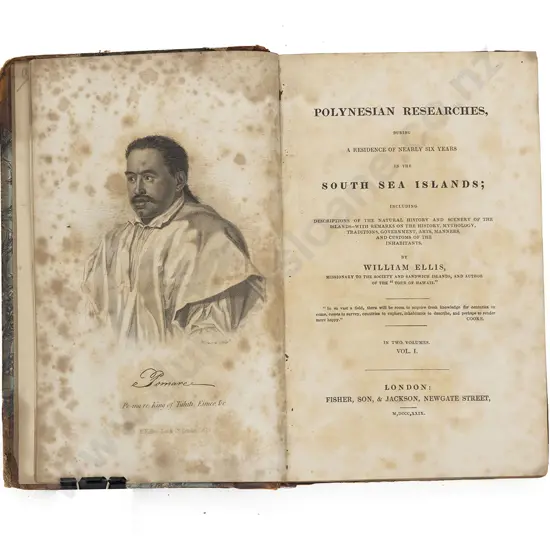 Ellis William - Polynesian Researches (2 Volumes)