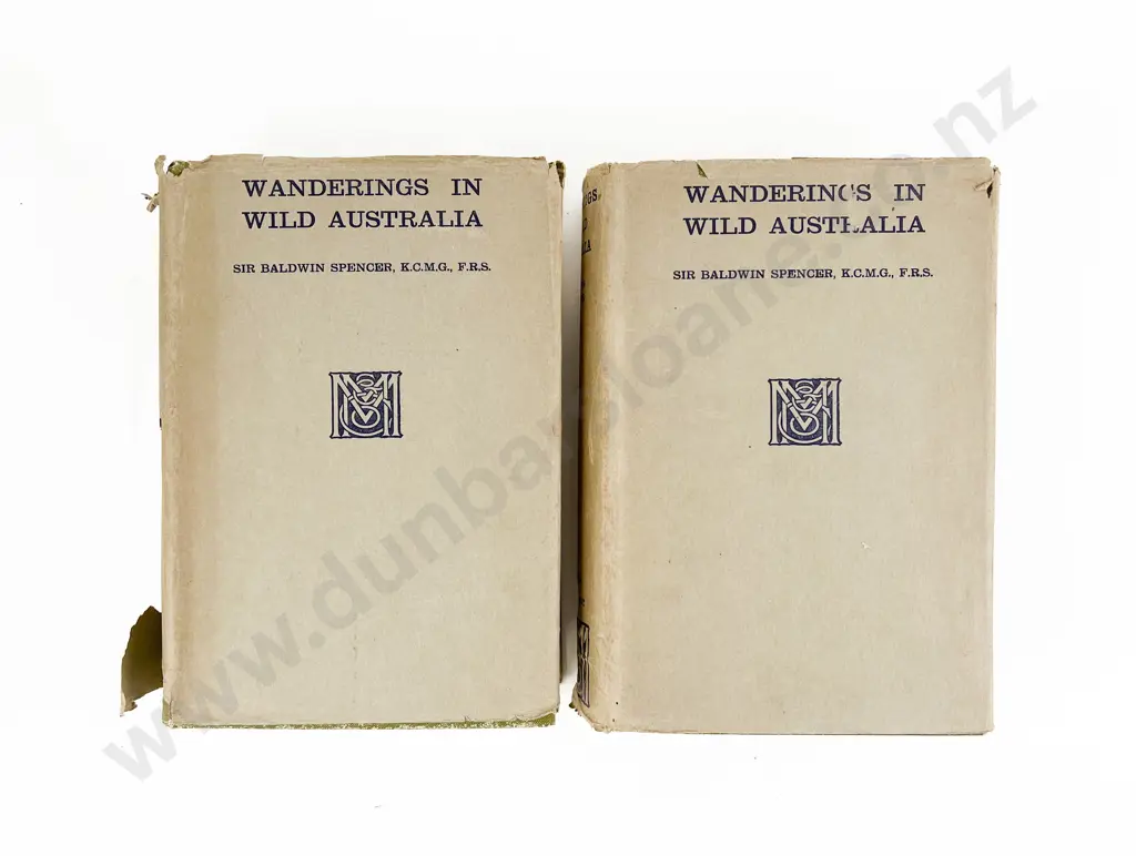 Spencer Sir Baldwin - Wanderings In Wild Australia (2 Volumes) Image 1++