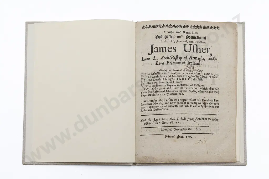 Usher James - Strange and Remarkable Predictions Image 1++