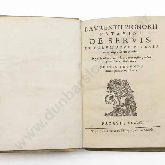 Laurentii Pignorii - Patavini De Servis
