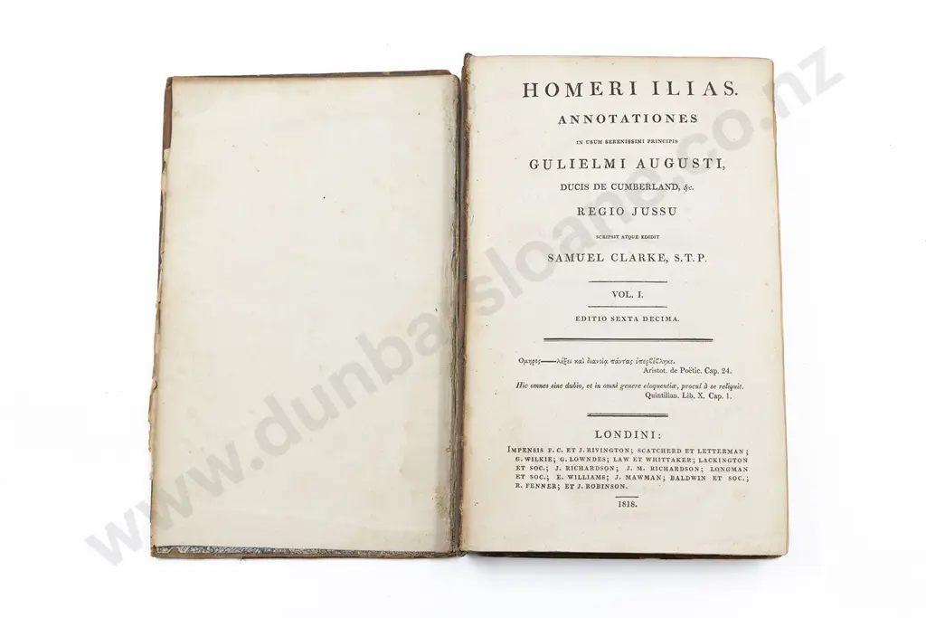 Homer - Homeri Illias (2 Volumes) Image 1++