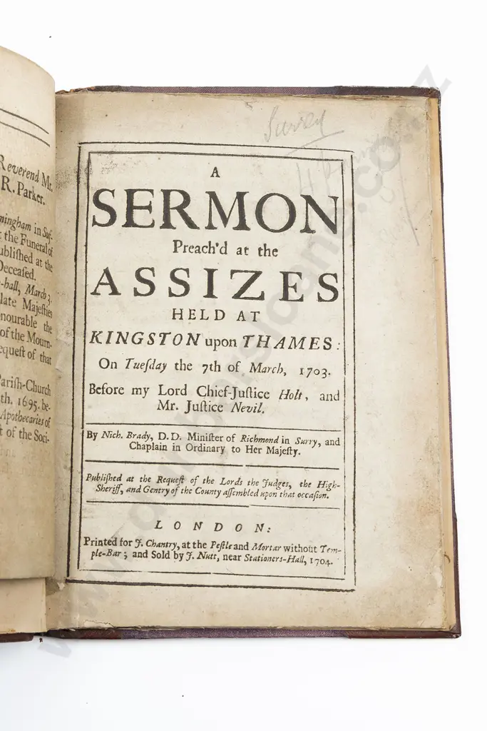 3 Bound Late 17th & Early 18th Century Sermons Image 1++