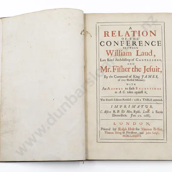 Laud William - A Relation of the Conference Between William Laud