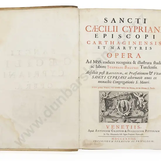 Baluzi Stephani - Sancti Caecili Cypriani Opera