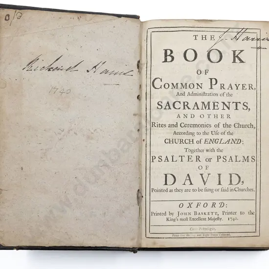 (-) The Book Of Common Prayer