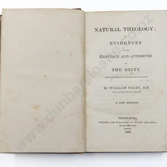 Paley William - Natural Theology