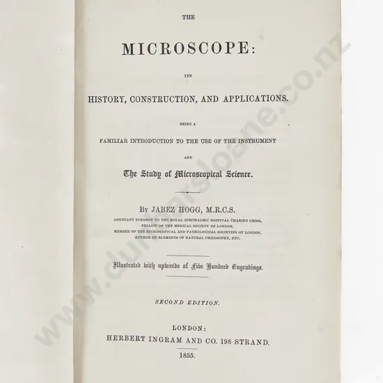 Hogg Jabez - The Microscope
