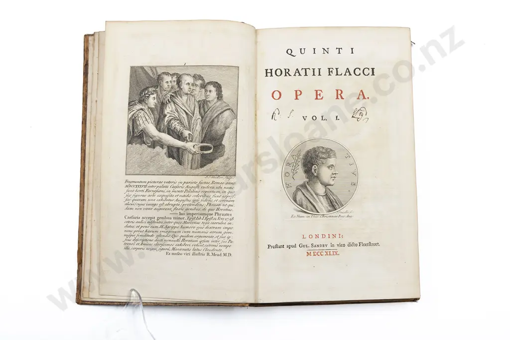 Horace - Quinti Horatii Flacci Opera (2 Volumes) Image 1++