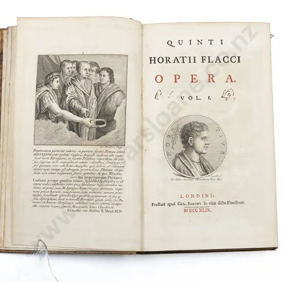 Horace - Quinti Horatii Flacci Opera (2 Volumes)