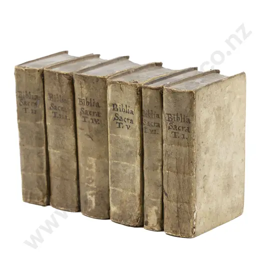 Biblia Sacra Vulgatae Editionis Sixti V Et Clem VIII Pont May (6 Volumes)