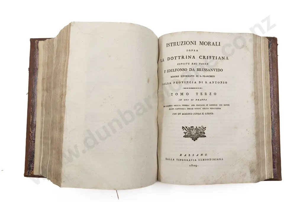 Padre F Idelfonso of Bressanvido - Istruzioni Morali (3 Volumes in 1) Image 1++