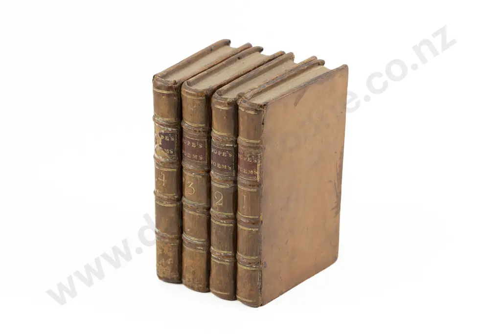 Pope Alexander - The Poetical Works Of Alexander Pope Esq (4 Volumes) Image 1++