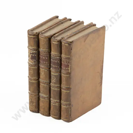 Pope Alexander - The Poetical Works Of Alexander Pope Esq (4 Volumes)