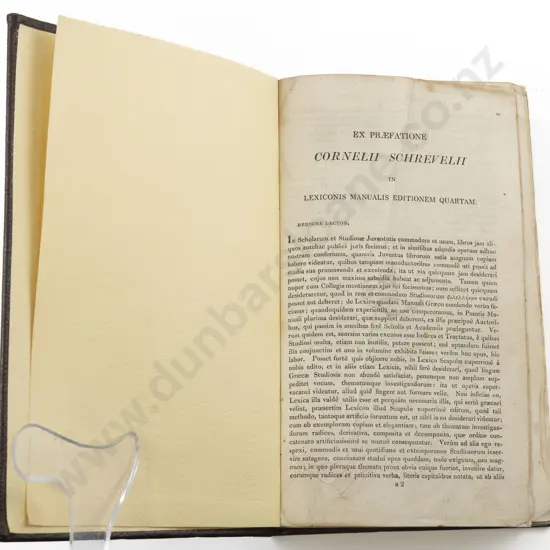Schrevelii Cornelii - Lexicon Graecolatinum c1817