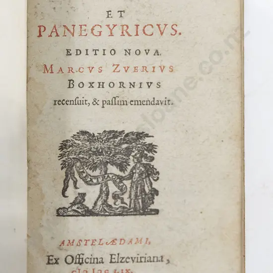 C Plinii Caecilii Secundi - Epistolae Et Panegyricus
