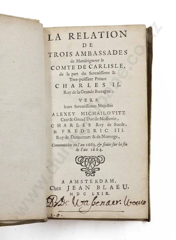 Comte De Carlisle - La Relation De Trois Ambassades Image 1++
