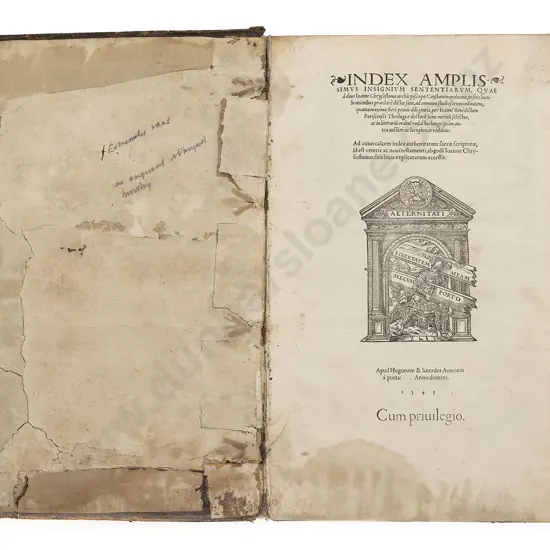 Index Amplis Simus Insignium Sententiarum