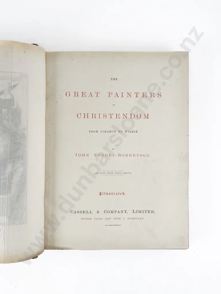 Forbes-Robertson John - The Great Painters of Christendom Image 1++