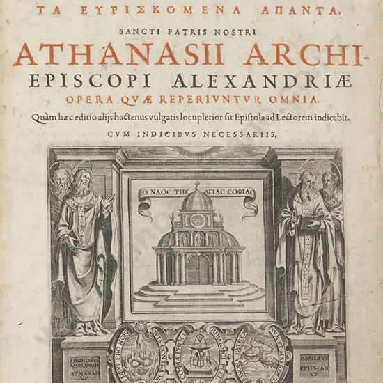 Athanasius (In Latin & Greek) 2 Volumes
