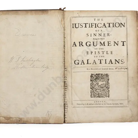 Lushington Thomas - The Justification Of A Sinner