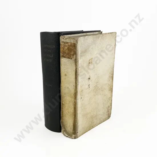 Two 18th Century English & Latin Religious Volumes