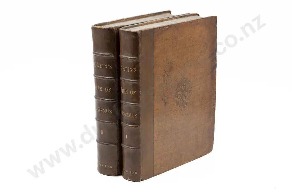 Erasmus, John Jorton, The Life of Erasmus (2 Volumes), 1758 Image 1++