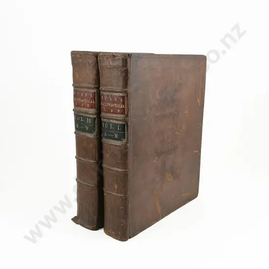 Burn Richard - Ecclesiastical Law (2 Volumes)