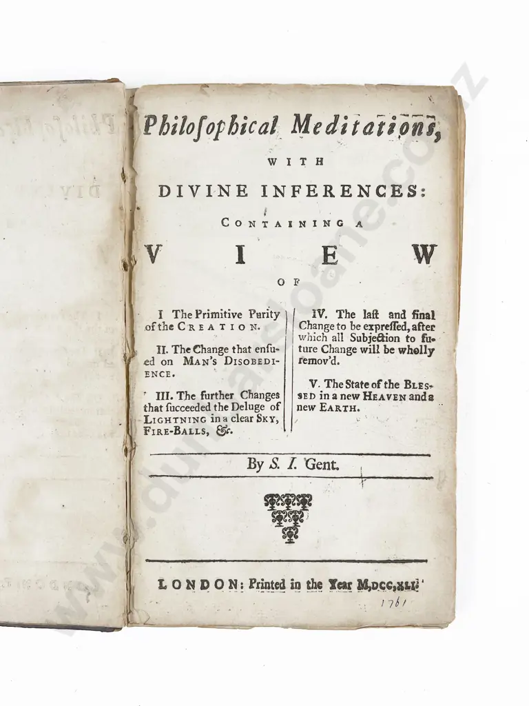Three 18th Century Religious & Philosophical Volumes Image 1++