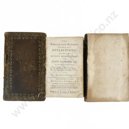 Three 18th Century Religious & Philosophical Volumes