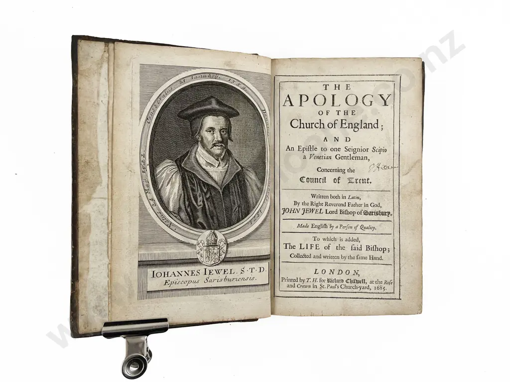Jewel John - The Apology Of The Church of England Image 1++