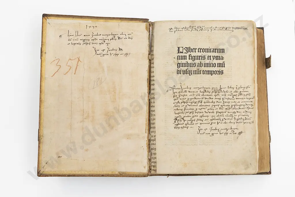 Schedel (Hartmann) Liber chronaricum Augsburgh Johann Schonsperger 1497 Image 1++