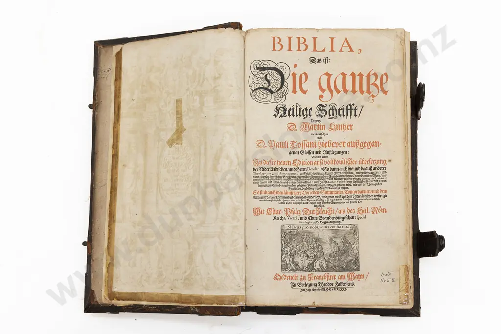 Bible (German) 1668 Image 1++