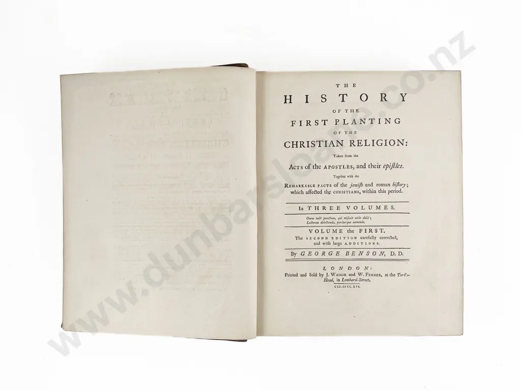 Benson George - The History Of The First Planting Of The Christian Religion (3 Volumes in 1) Image 1++