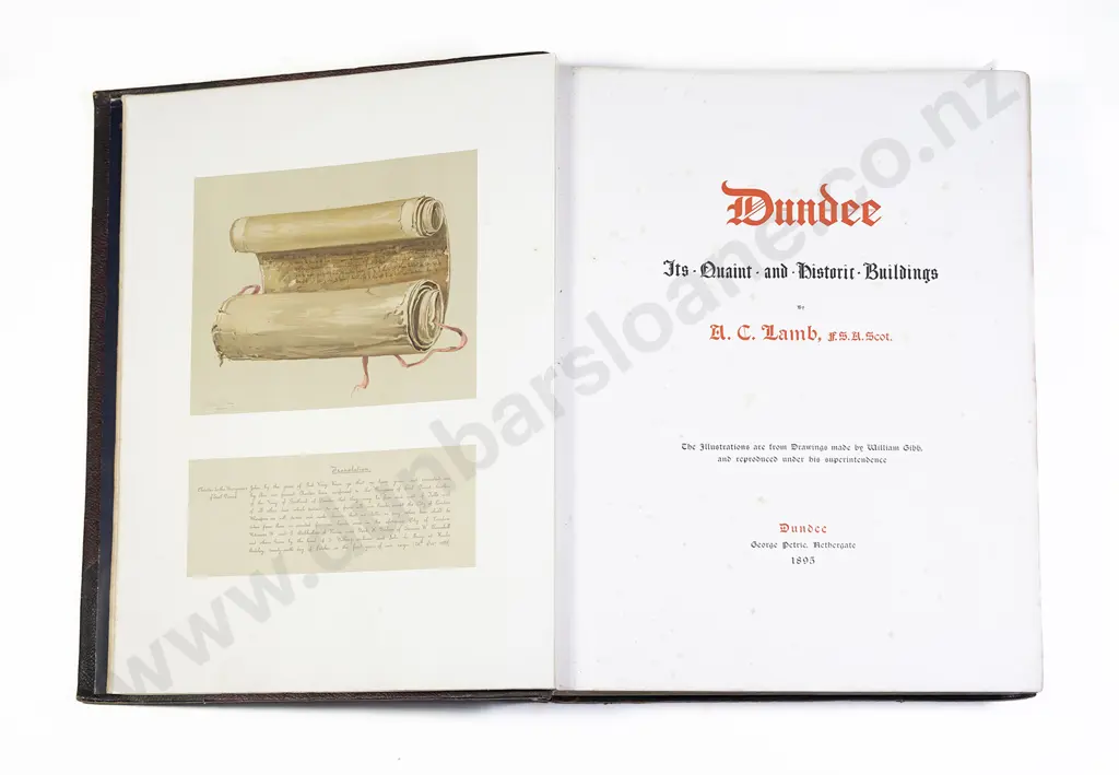 Lamb A C - Dundee Its Quaint & Historic Buildings Image 1++