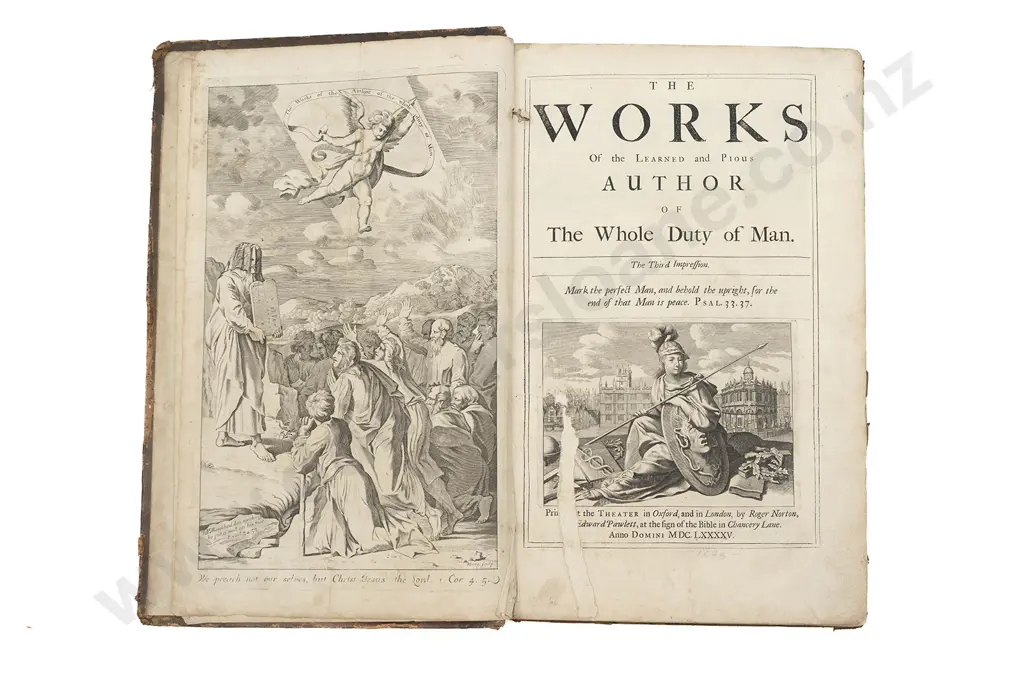 Allestree Richard - The Works Of the Learned and Pious Author Of The Whole Duty of Man (2 Volumes in 1) Image 1++